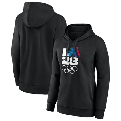 Women's LA 2028 Summer Olympics Retro Stripe Pullover Hoodie