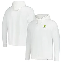 Men's FootJoy White John Deere Classic Lightweight Pullover Hoodie