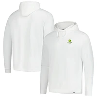 Men's FootJoy White John Deere Classic Lightweight Pullover Hoodie