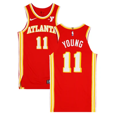 Trae Young Atlanta Hawks Game-Used #11 Red Nike Jersey vs. New York Knicks on January 20, 2025 - Size 44+4