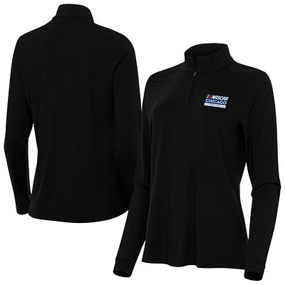 Women's Antigua  NASCAR Chicago Street Race Intent Quarter-Zip Top