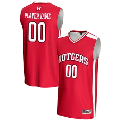 Youth GameDay Greats Scarlet Rutgers Knights NIL Pick-A-Player Lightweight Men's Basketball Jersey