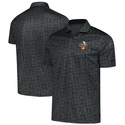Men's Nike  Black Arnold Palmer Invitational Longleaf Performance Polo