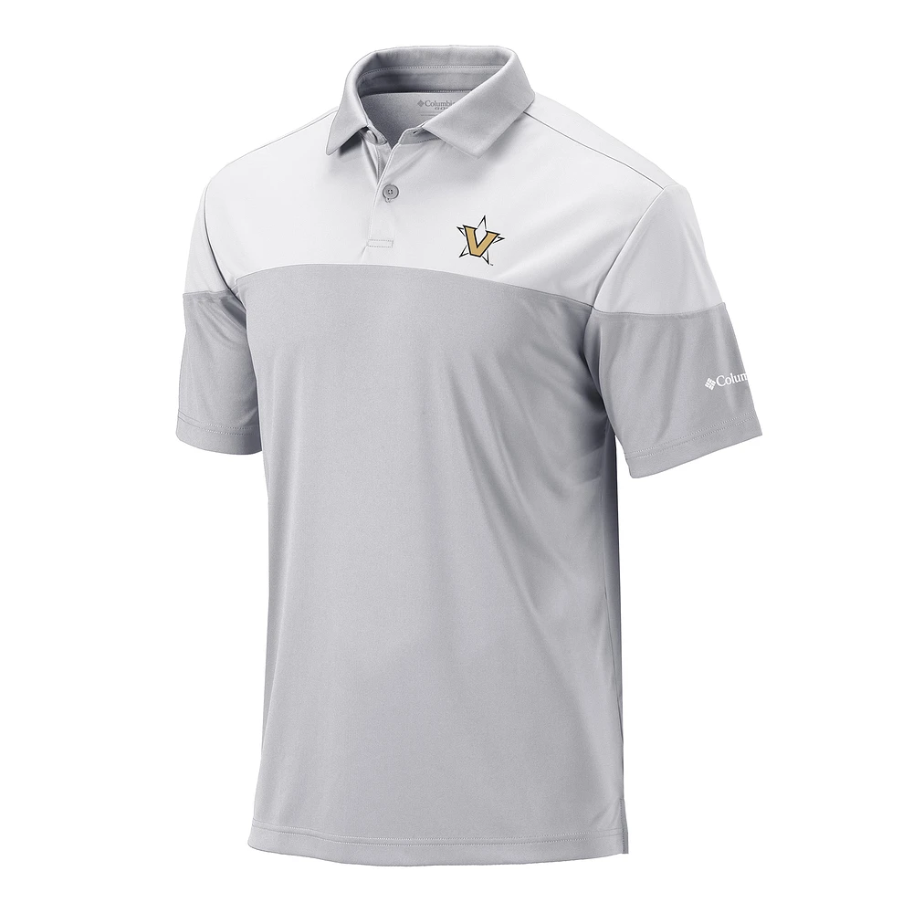 Men's Columbia Gray Vanderbilt Commodores Omni-Wick Best Ball Polo