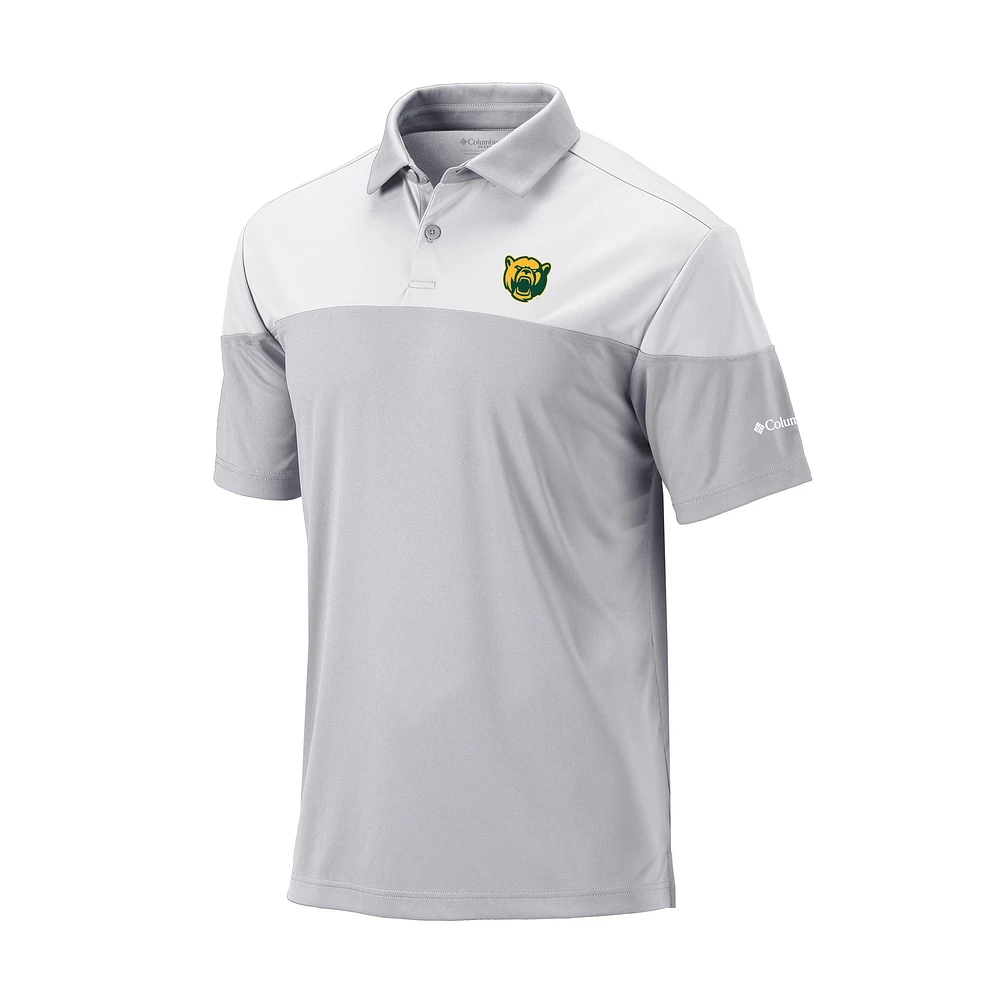 Men's Columbia Gray Baylor Bears Omni-Wick Best Ball Polo