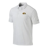 Men's Columbia White Missouri Tigers Omni-Wick Drive Polo