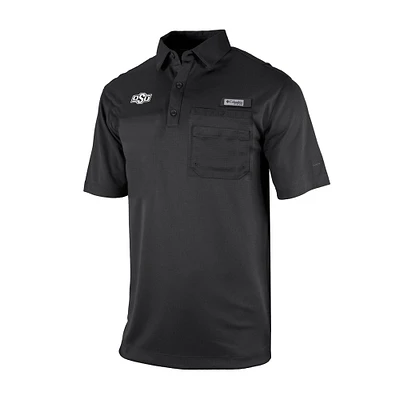 Men's Columbia Oklahoma State Cowboys Omni-Wick Flycaster Pocket Polo