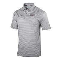 Men's Columbia Gray UConn Huskies Omni-Wick Golden Hills Polo