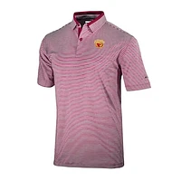 Men's Columbia Cardinal Iowa State Cyclones Omni-Wick Golden Hills Polo