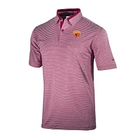 Men's Columbia Cardinal Iowa State Cyclones Omni-Wick Golden Hills Polo
