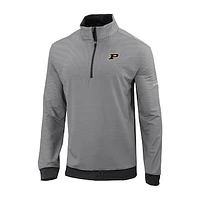 Men's Columbia Purdue Boilermakers Omni-Wick Even Lie Quarter-Zip Top