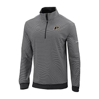 Men's Columbia Purdue Boilermakers Omni-Wick Even Lie Quarter-Zip Top