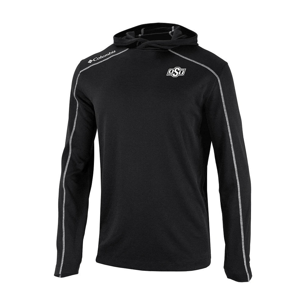 Men's Columbia Black Oklahoma State Cowboys Shotgun Pullover Hoodie
