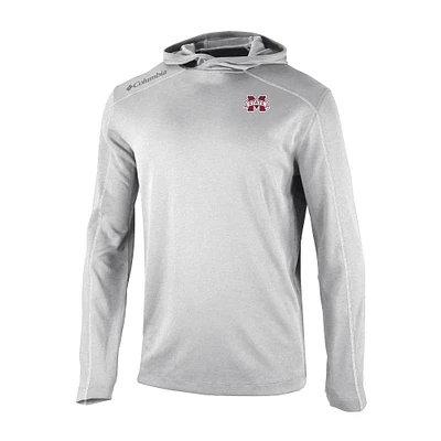 Men's Columbia Gray Mississippi State Bulldogs Shotgun Pullover Hoodie