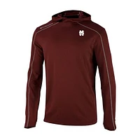 Men's Columbia Maroon Mississippi State Bulldogs Shotgun Pullover Hoodie