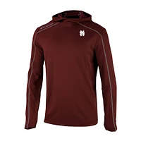 Men's Columbia Maroon Mississippi State Bulldogs Shotgun Pullover Hoodie