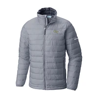 Men's Columbia Gray Georgia Tech Yellow Jackets Powder Lite Omni-Heat Reflective Full-Zip Jacket