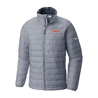 Men's Columbia Gray Syracuse Orange Powder Lite Omni-Heat Reflective Full-Zip Jacket