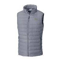 Men's Columbia Gray Georgia Tech Yellow Jackets Powder Lite Omni-Heat Full-Zip Vest