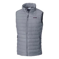 Men's Columbia Gray UConn Huskies Powder Lite Omni-Heat Full-Zip Vest