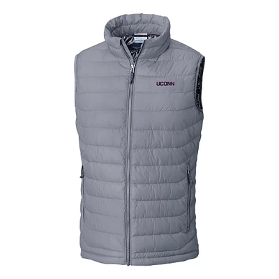 Men's Columbia Gray UConn Huskies Powder Lite Omni-Heat Full-Zip Vest