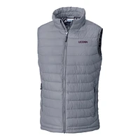 Men's Columbia Gray UConn Huskies Powder Lite Omni-Heat Full-Zip Vest