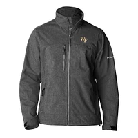 Men's Columbia  Gray Wake Forest Demon Deacons Ascender II Full-Zip Softshell Jacket