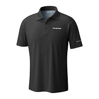 Men's Columbia  Black Kansas State Wildcats Low Drag Offshore Omni-Shade Polo