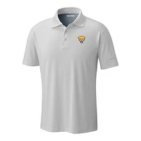 Men's Columbia  White Pitt Panthers Low Drag Offshore Omni-Shade Polo