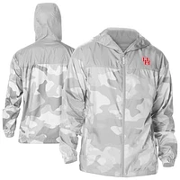 Men's Columbia Houston Cougars Flash Challenger Novelty Omni-Tech Full-Zip Windbreaker Jacket