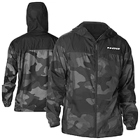 Men's Columbia  Black Kansas State Wildcats Flash Challenger Novelty Omni-Tech Full-Zip Windbreaker Jacket