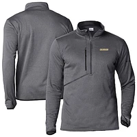 Men's Columbia  Charcoal Colorado Buffaloes Park View Fleece Omni-Wick Half-Zip Pullover