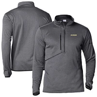 Men's Columbia  Charcoal Colorado Buffaloes Park View Fleece Omni-Wick Half-Zip Pullover