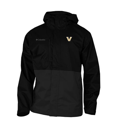 Men's Columbia  Black Vanderbilt Commodores Hikebound Omni-Tech Full-Zip Rain Jacket