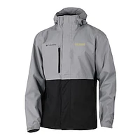 Men's Columbia  Gray/Black Colorado Buffaloes Hikebound Omni-Tech Full-Zip Rain Jacket