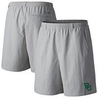 Men's Columbia Gray Baylor Bears PFG Backcast III Water Shorts