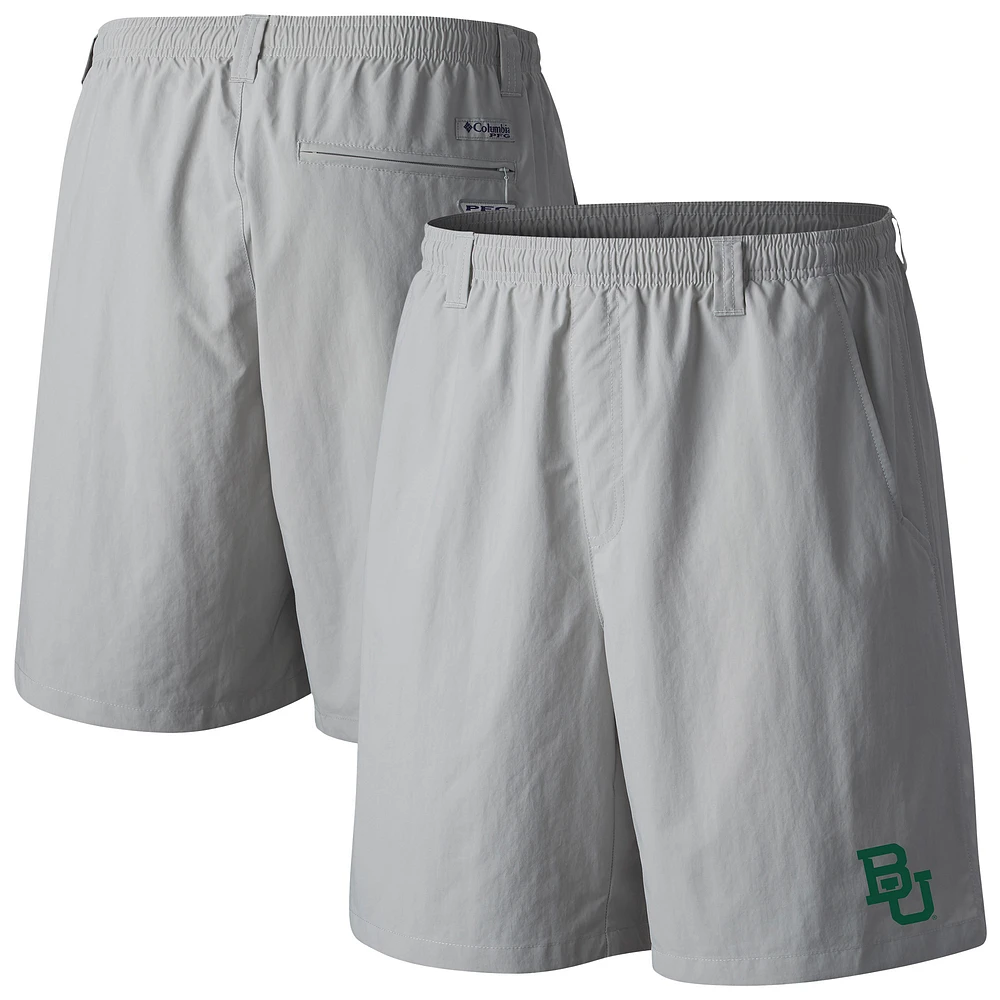 Men's Columbia Gray Baylor Bears PFG Backcast III Water Shorts