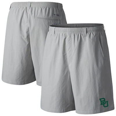 Men's Columbia Gray Baylor Bears PFG Backcast III Water Shorts