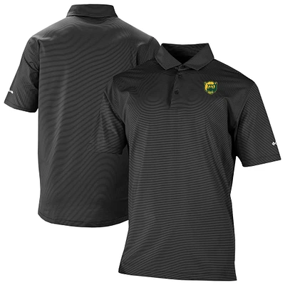 Men's Columbia Black Baylor Bears Double Hit Polo