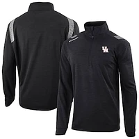 Men's Columbia Black Houston Cougars Oakland Downs Quarter-Zip Top