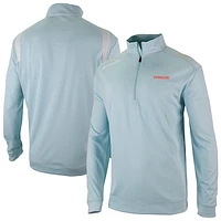 Men's Columbia Light Blue Syracuse Orange Omni-Wick Oakland Downs Quarter-Zip Top