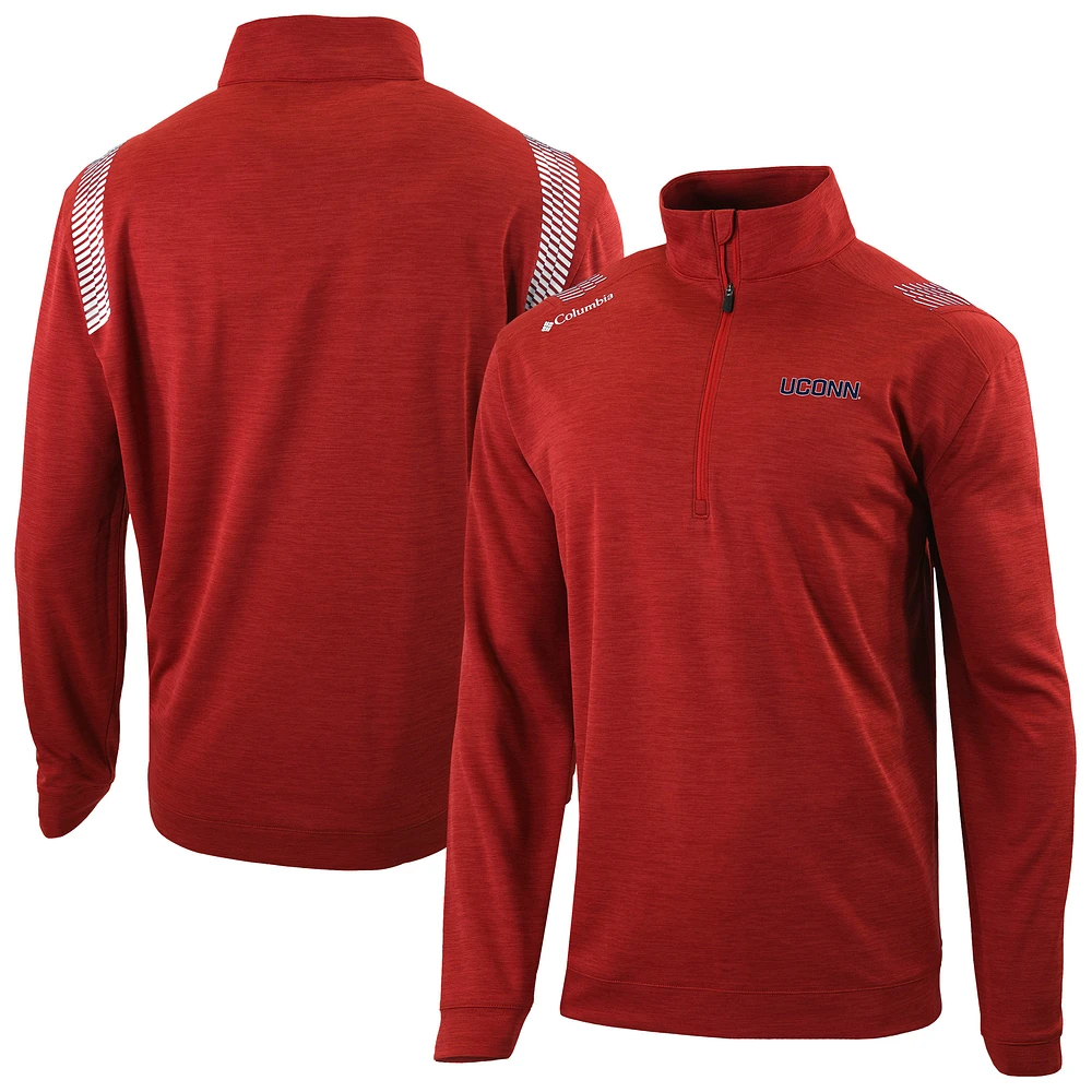 Men's Columbia UConn Huskies Oakland Downs Quarter-Zip Top