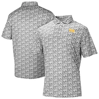 Men's Columbia Gray Pitt Panthers Catchy Swing Polo