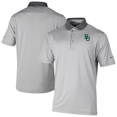 Men's Columbia Gray Baylor Bears Settle Polo