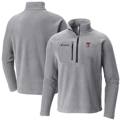 Men's Columbia Red Texas Tech Raiders Fast Trek III Half-Zip Fleece Jacket