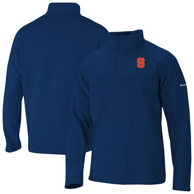 Men's Columbia Navy Syracuse Orange Alto Pass Half-Snap Jacket