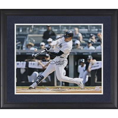 Juan Soto New York Yankees Autographed Framed 16" x 20" Batting Photograph