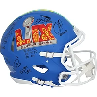 Philadelphia Eagles Autographed Riddell Super Bowl LIX Speed Authentic Helmet with 15 Signatures and Multiple Inscriptions - Limited Edition of 10