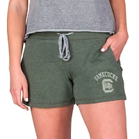 Women's Concepts Sport  Green South Carolina Gamecocks Mainstream French Terry Tri-Blend Shorts