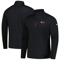 Men's Nike  Black TOUR Championship Victory Performance Half-Zip Pullover